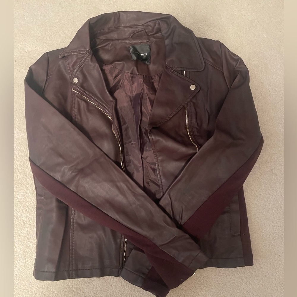 Faux Leather Jacket